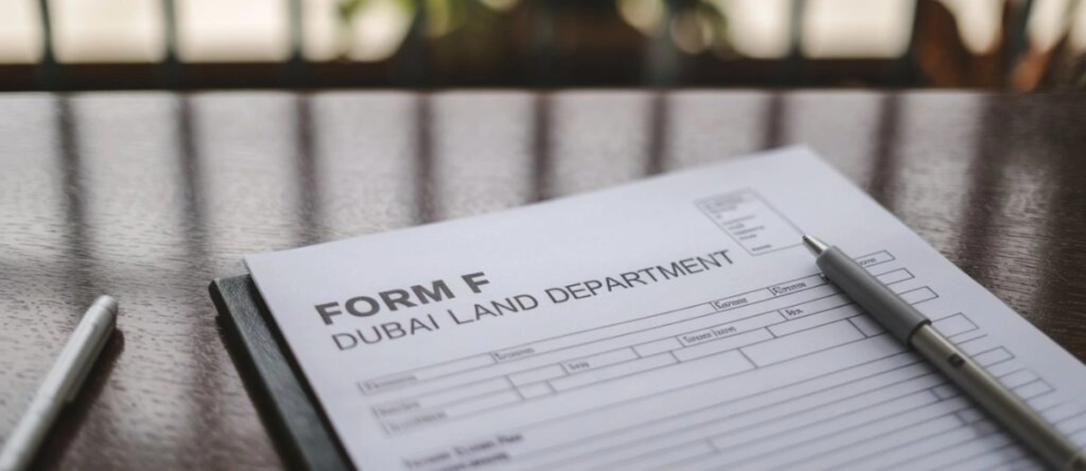 Form F Dubai: Everything You Need to Know About the Property Sales Contract