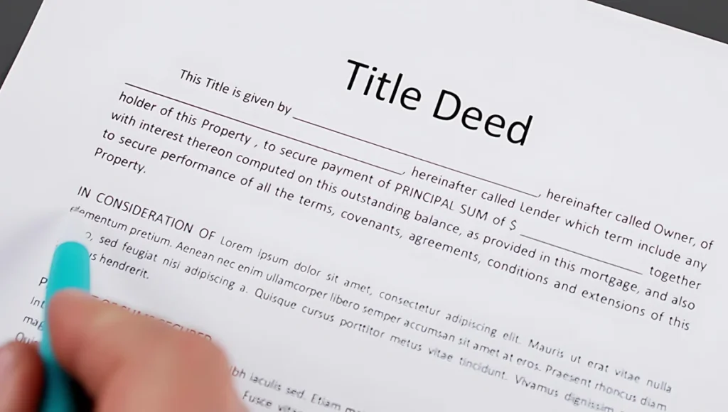 Title Deed in Dubai The Complete Guide to Property Ownership and Transfer