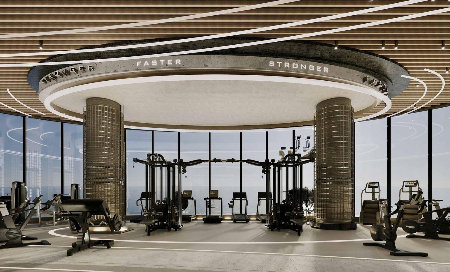 Panoramic Sea View Gym