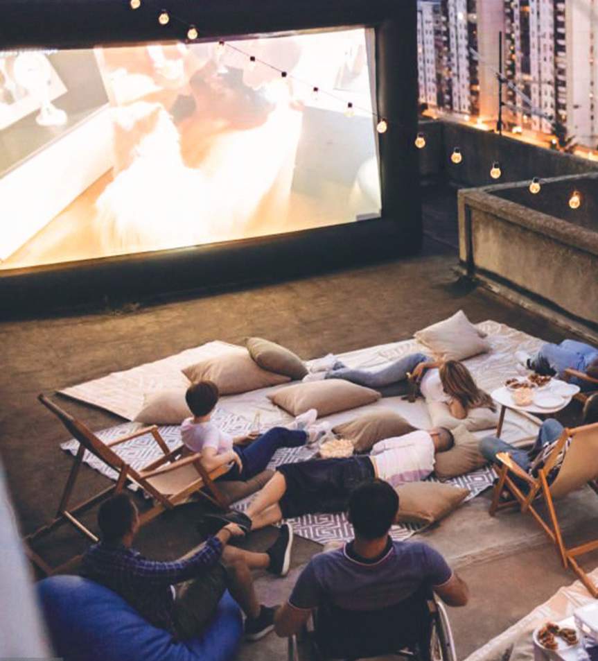 Open cinema
