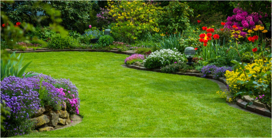 Landscaped garden